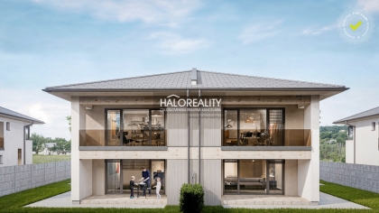 Predaj, trojizbový byt Lužianky, so záhradou a 2 parkovacími státiami, PREDPREDAJ - VO VÝSTAVBE - EXKLUZÍVNE HALO REALITY